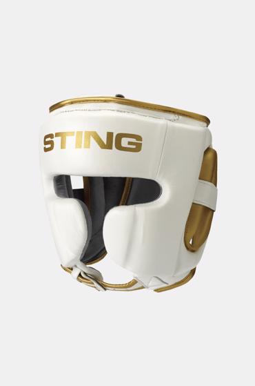 Sting sports Viper Gel fullface Headguard-white